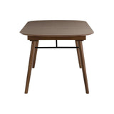 Miliboo Table à Manger Extensible Noyer L150-180 cm Sheldon