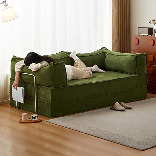 Canapé-lit convertible convertible avec cadre fixe pour salon et chambre à coucher