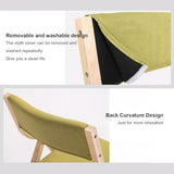 WEIDPHL Chaises De Salle À Manger Pliantes, Chaise Pliable avec Sièges Rembourrés Et Housses Amovibles, Chaises D'événements, Chaise Rembourrée pour Fête sur Patio De Mariage,Light Green