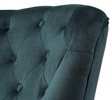 Atlantic Home Collection Leo Fauteuil, Bois, Vert forêt, Sessel