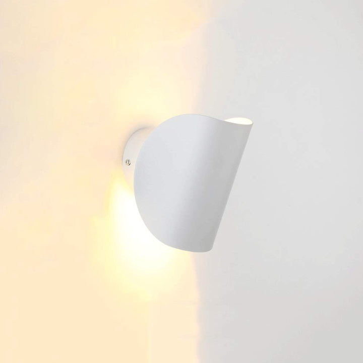 LED Applique murale de moderne, Horizontal 330 ° à gauche à droite 90 ° vers le haut et vers le bas Rabattre Montage mural Lumière for l'intérieur Chambre Couloir nuit Luminaires d'éclairage (Blanc Ch