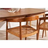 Chaise Ethnique en Bois Teck Massif et cannage rotin NEGARA