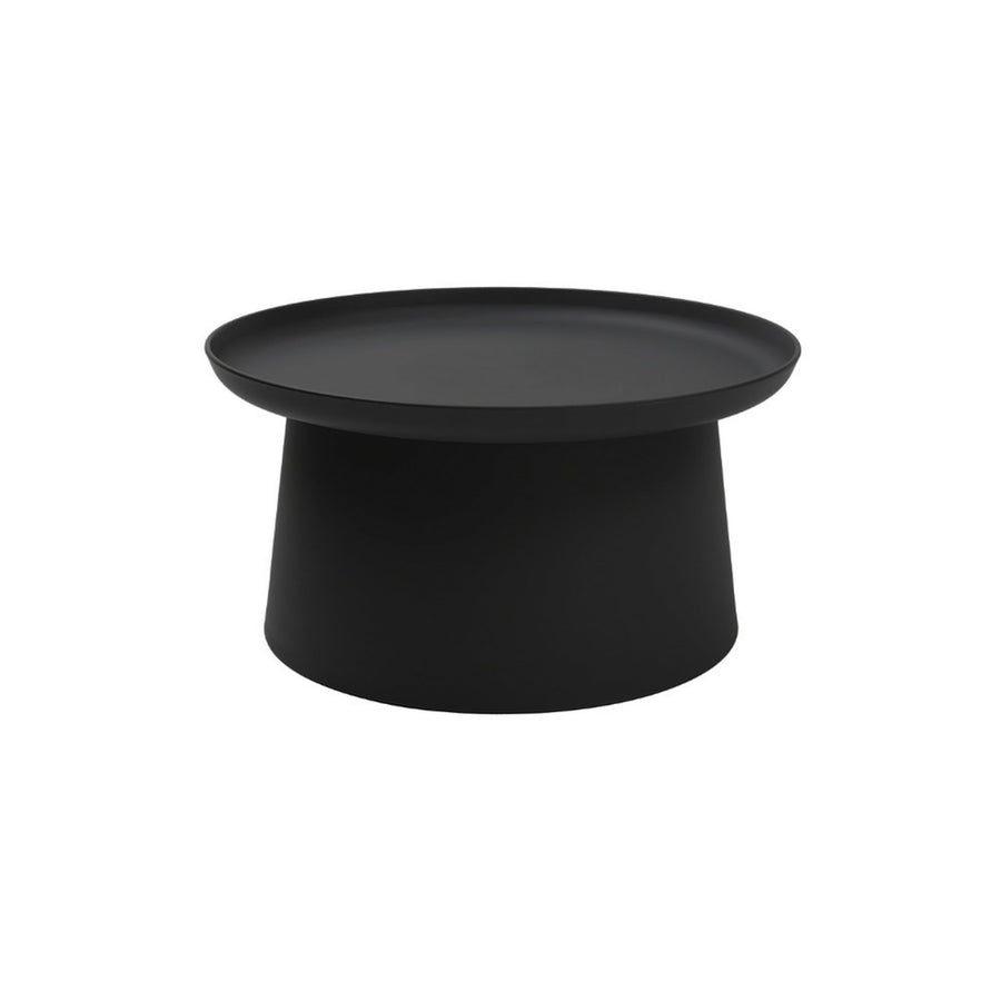 KONTE.DESIGN Table Basse Ibiza en polypropylène Noir 70 x 36 cm KONTE.DESIGN Table Basse Ibiza en polypropylène Noir 70 x 36 cm