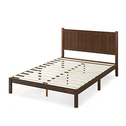 ZINUS Adrian Cadre de lit en bois 31 cm avec tête de lit | Sommier en bois massif | Support à lattes en bois | Assemblage facile | 160 x 200 cm | Style rustique ZINUS Adrian Cadre de lit en bois 31 cm avec tête de lit | Sommier en bois massif | Support à lattes en bois | Assemblage facile | 160 x 200 cm | Style rustique