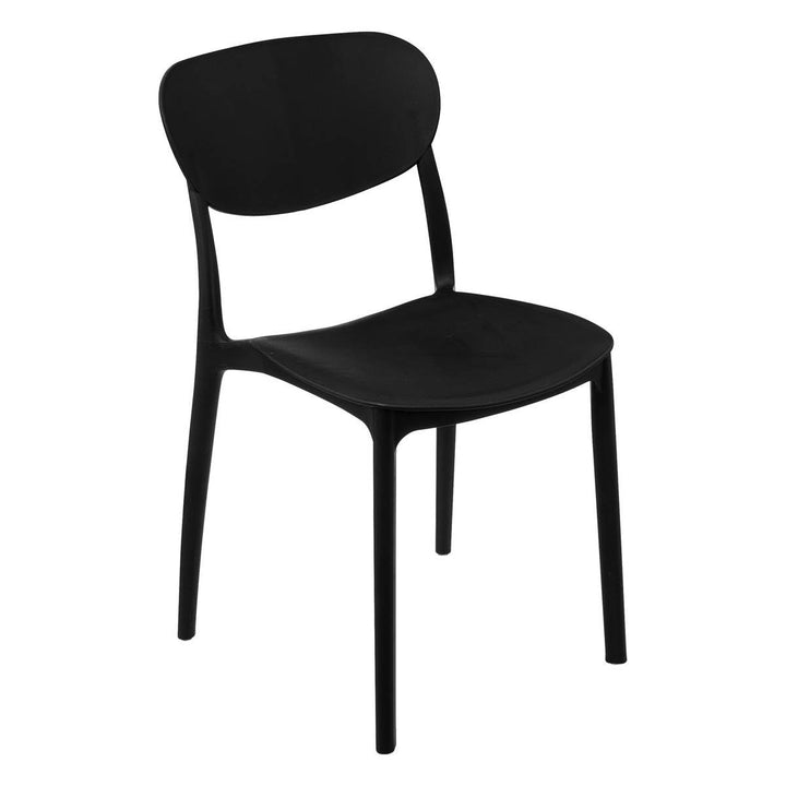 5 five simply smart 5five - Chaise Empilable Plasta Noir - Design Épuré et Fonctionnel - Entretien Facile - Rangement Pratique - Gain de Place - Cuisine 5 five simply smart 5five - Chaise Empilable Plasta Noir - Design Épuré et Fonctionnel - Entretien Facile - Rangement Pratique - Gain de Place - Cuisine