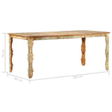 Susany Table de Salle à Manger ou Cuisine Table en Bois de Style Rétro 180x90x76cm