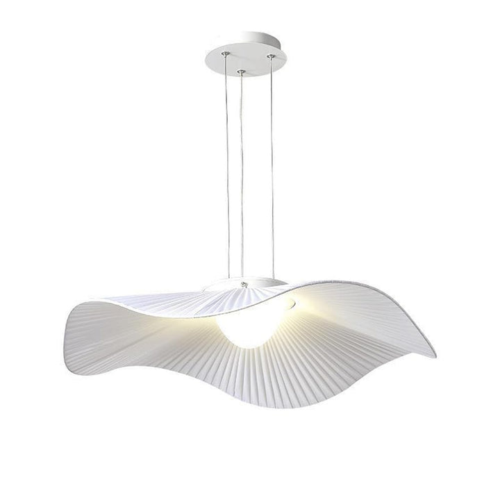 YUSDATC Lampe à Suspension en Forme de Feuille Artistique, décoration d YUSDATC Lampe à Suspension en Forme de Feuille Artistique, décoration d'intérieur, Tissu, Design Minimaliste, luminaire LED, Lampe à Suspension en Forme de Feuille, Fer et Tissu, Solution d'éclairage