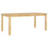 vidaXL Table à Manger Corona 180x90x75 cm Bois Massif de pin, Table de Salle à Manger, Table à dîner, Meuble à Manger, Table de Cuisine