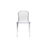 Chaises empilables Design Transparentes (Lot de 2) THALYSSE