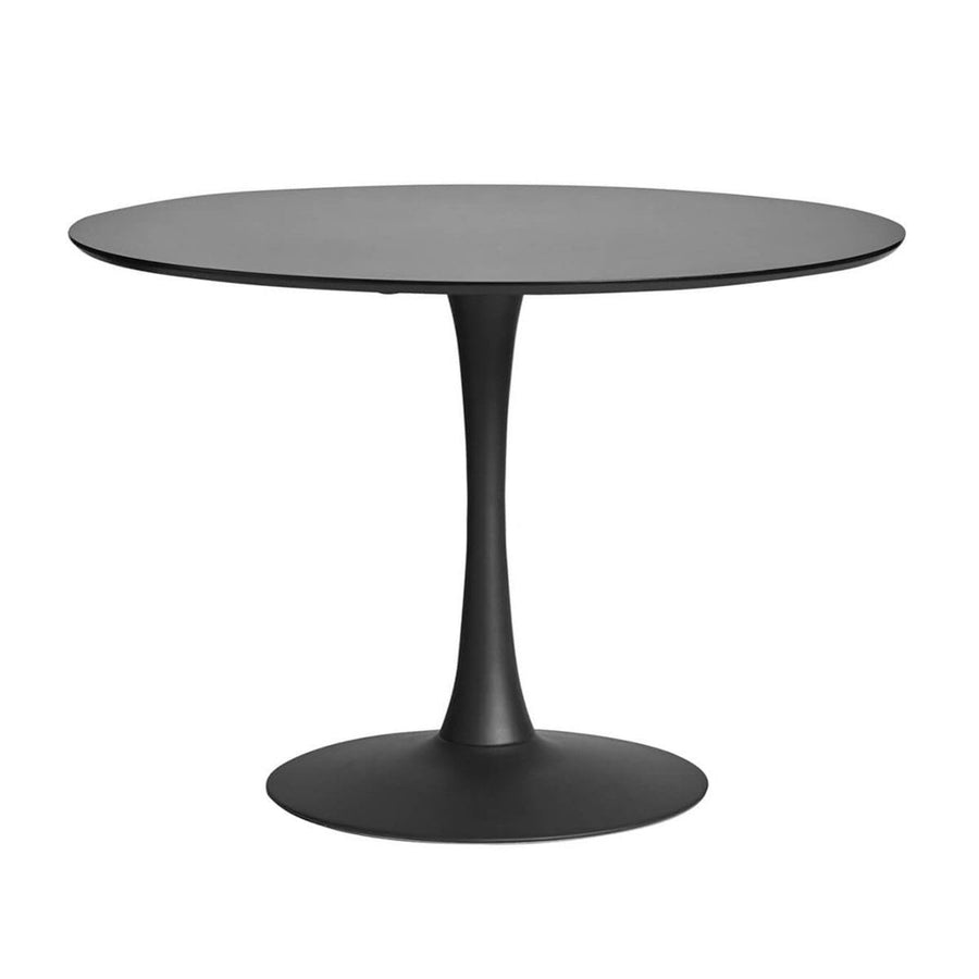 CANTIQUE - Table Ronde 110cm Pied et Plateau Noirs CANTIQUE - Table Ronde 110cm Pied et Plateau Noirs