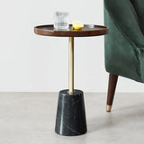 zlw-shop Table Basse Table d'appoint Petite Table Basse Table Basse Cônat Cabinet de Coin de Coin Table de Table Moderne Petite Table Ronde Table de Salon (Size : 54 * 38cm)
