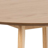 AC Design Furniture Roxanne Table à Manger, Bois, Naturel, H: 76 x B: 105 x T: 105 cm