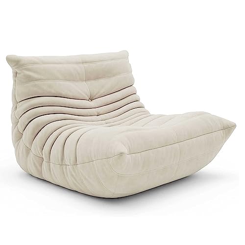 Pouf inclinable doux – Fauteuil ancien pour salon, chambre, bureau et salon d Pouf inclinable doux – Fauteuil ancien pour salon, chambre, bureau et salon d'angle