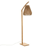 Atmosphera - Lampadaire arc "Palm" - bambou H158 cm