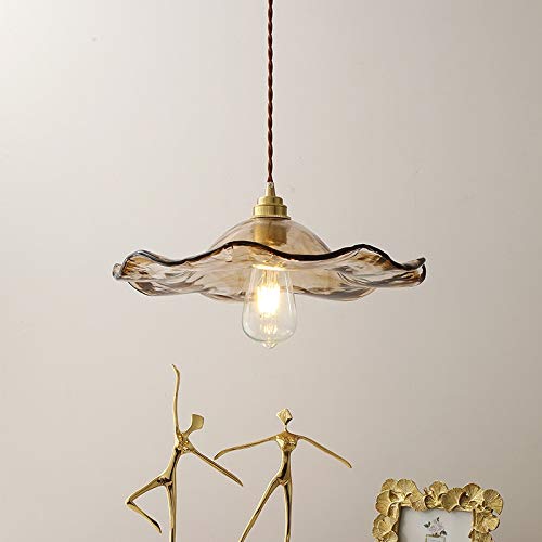 1 lumière intérieure suspendue for îlot de cuisine, luminaires suspendus en verre à tête , finition dorée, lampe à suspension moderne de forme ondulée for salle à manger, chevet, entrée, café, restaur 1 lumière intérieure suspendue for îlot de cuisine, luminaires suspendus en verre à tête , finition dorée, lampe à suspension moderne de forme ondulée for salle à manger, chevet, entrée, café, restaur