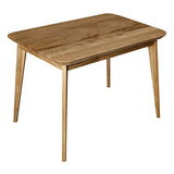 Krok Wood Table de Cuisine Paris Bois de Massif (Chêne, 110 x 75 x 75 cm)