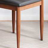 YibaoKids Fauteuil de Fer Squelette Dossier Chaise Tabouret Cosmétique Chaise de Loisirs Table et chaises de Salle à Manger Tissu en Coton et Lin Convient pour Restaurant/hôtel/café/étude (Noyer),C