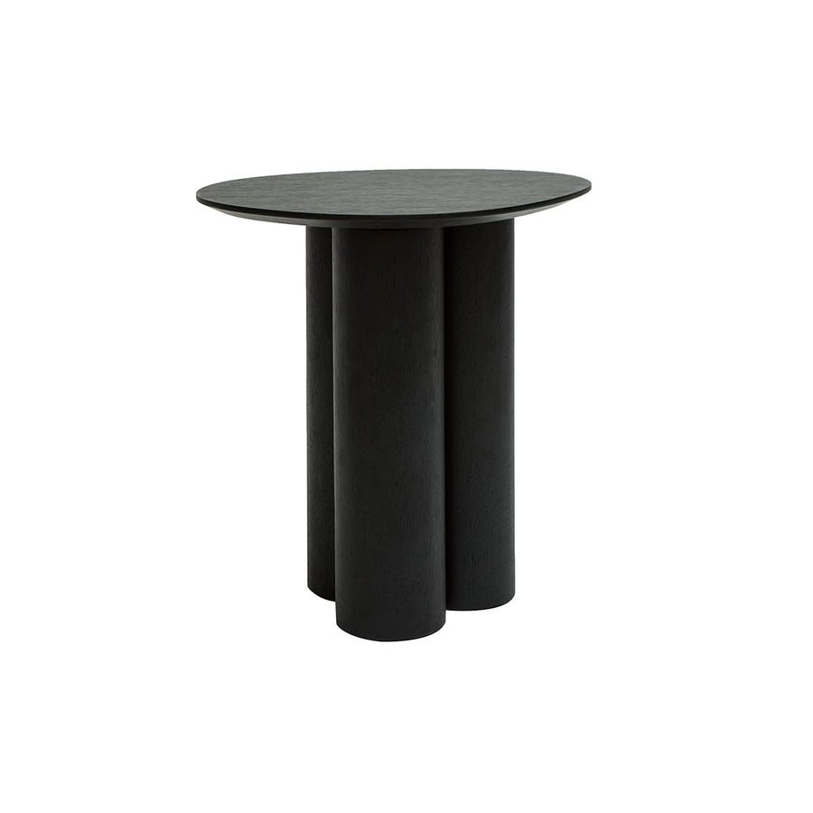 Miliboo Table d Miliboo Table d'appoint Design Bois Noir L44 cm Hollen