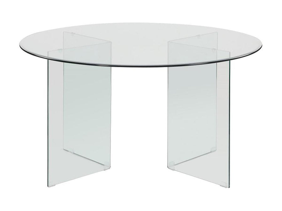 Vente-unique - Table à Manger en Verre trempé - 6 Personnes - Adamo Vente-unique - Table à Manger en Verre trempé - 6 Personnes - Adamo