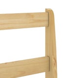 vidaXL Lot de 2 Chaises à Manger, Sièges à Dîner, Chaises de Repas, Meubles de Salle de Séjour Cuisine Maison Intérieur, Bois Massif de Pin