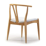 VS Venta-stock Pack 2 chaises Rustic, Couleur Chêne, Bois Massif, 55 cm (Longueur) 54,5 cm (Profondeur) 76 cm (Hauteur)