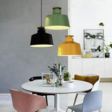 SHUANGZ Lustres en Métal Orange Lampe Industrielle Rétro Luminaires Suspendus De Ferme Clubs Et Restaurants Base E27 pour Salle À Manger, Grange, Bar, Couloir Plafonnier Rustique Unique