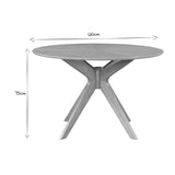 Miliboo Table à Manger Design Ronde chêne D120 cm DIELLI