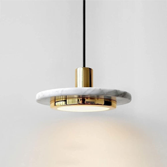 LLXDFUU Lampe à Suspension Moderne et Durable en marbre à LED, Mini Lustre Nordique Robuste pour Table à Manger, plafonnier Minimaliste, Cuisine, Salon, éclairage de la Maison, Lampe Suspendue, Lampe