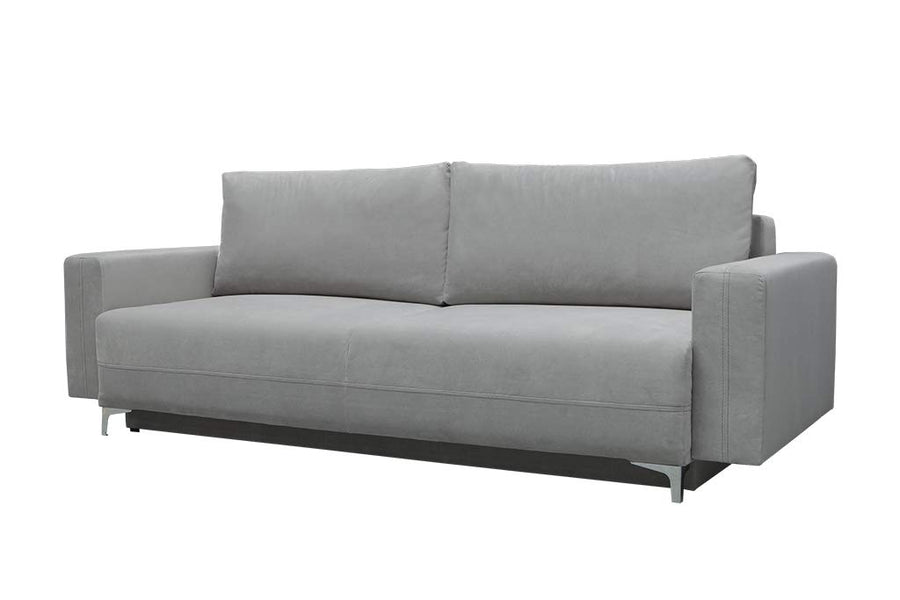 E-MEUBLES Canapé lit Convertible Salon Relax Noveau scandinave Design Revêtement de Canapé Melisa (Gris Clair)