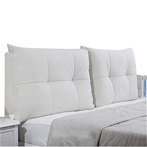 LXLIGHTS Tête De Lit Rembourrée Coussin De Chevet Fenêtre en Saillie Coussin De Taille Coin De Lit Oreiller Canapé Étui Souple, Cuir, Amovible Et Lavable