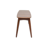 Miliboo Banc Vintage Bois foncé Noyer L130 cm NORDECO