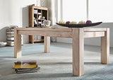 MASSIVMOEBEL24.DE Table Basse 120x70cm - Bois Massif d'acacia Blanchi - Nature White #09