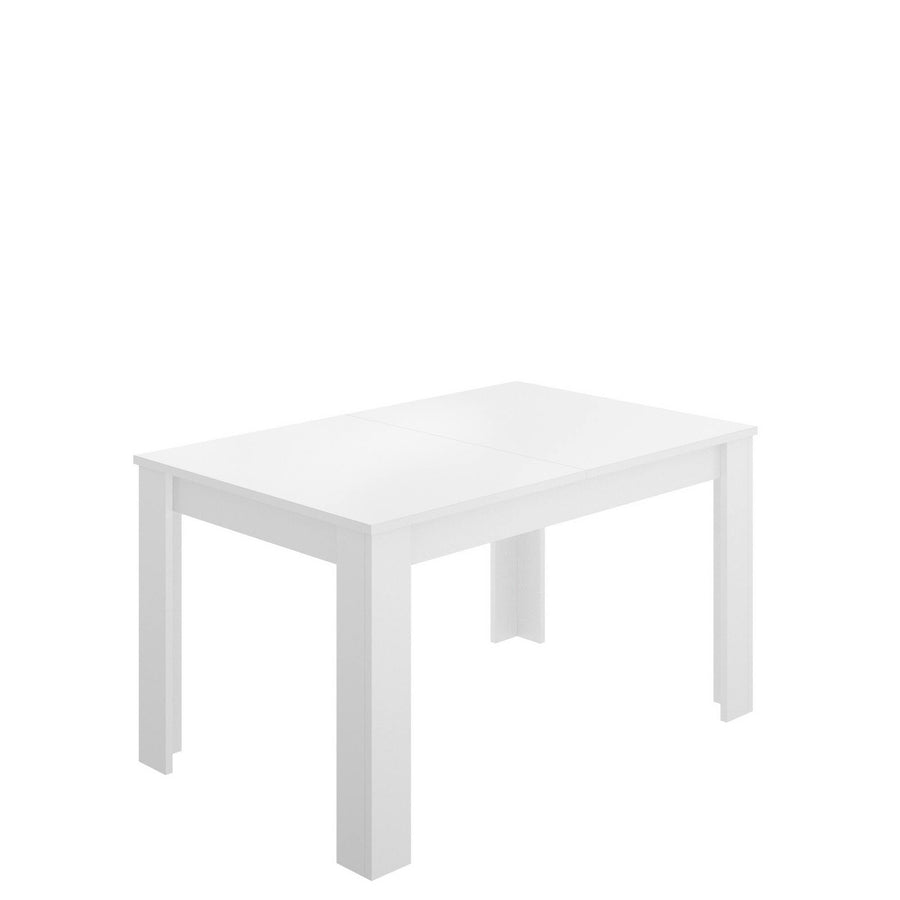 Dmora Caladora, Console Extensible Multipositions, Table à Manger avec rallonge, 140/190 x 90 x 77 cm, Blanc