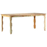 Susany Table de Salle à Manger ou Cuisine Table en Bois de Style Rétro 180x90x76cm