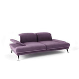 Siblo Canape 2 Places - Deli 2 Collection Meubles de Salon - Confortable Canapé Convertible - Canapé 2 Places - Violet - 215x112x83 cm