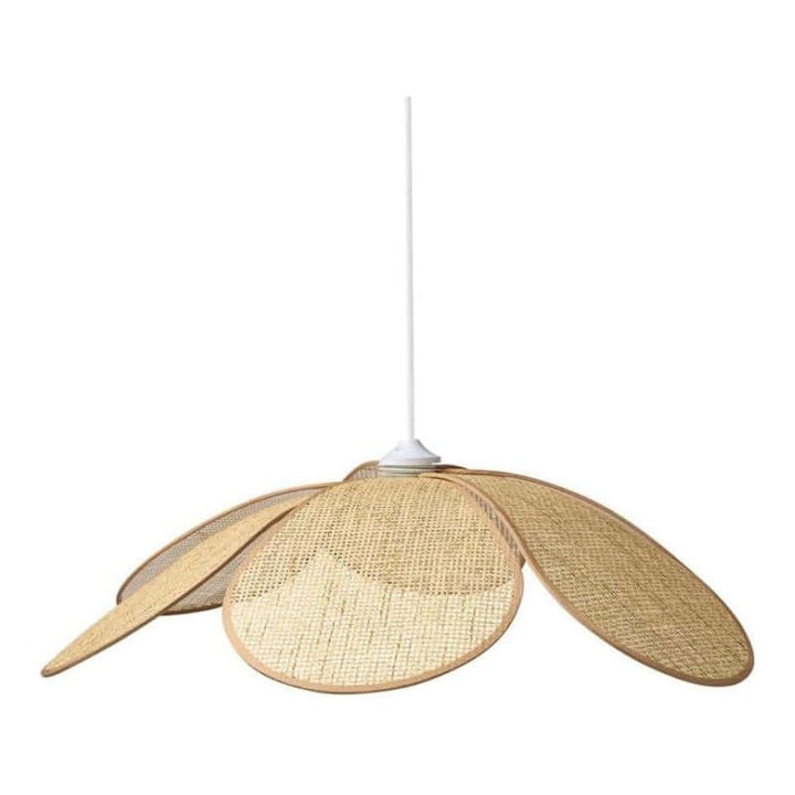 Ostaria 37959 Plafonnier, Suspension cannage rotin naturel Ostaria 37959 Plafonnier, Suspension cannage rotin naturel 'Margaux' - Ø 68 cm, couleur naturelle - Plafonnier d'intérieur E27 pour salle à manger, salon, chambre