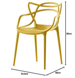 Kartell 586516 Chaise Masters (Moutarde) Bois