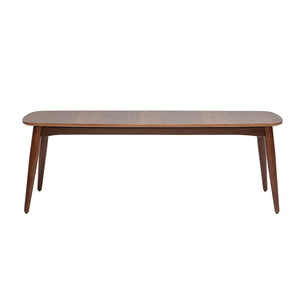 Miliboo Banc Vintage Bois foncé Noyer L130 cm NORDECO