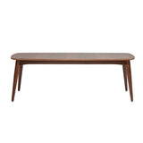 Miliboo Banc Vintage Bois foncé Noyer L130 cm NORDECO