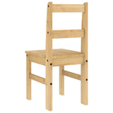 vidaXL Lot de 2 Chaises à Manger, Sièges à Dîner, Chaises de Repas, Meubles de Salle de Séjour Cuisine Maison Intérieur, Bois Massif de Pin