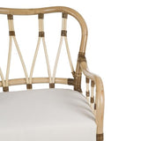 BigBuy Home Fauteuil Naturel en rotin 58 x 62 x 85 cm