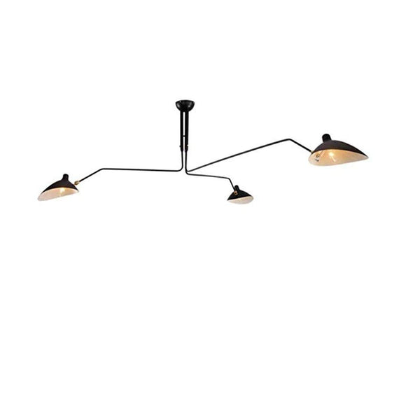 DRFGHK Lampe Serge Mouille Serge Mouille Fer créative Moderne Salon Plafond Lampes Lampes //Sol/Mur Lampes Lampe de Plafond chefs-624,6 PLL