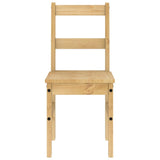 vidaXL Lot de 2 Chaises à Manger, Sièges à Dîner, Chaises de Repas, Meubles de Salle de Séjour Cuisine Maison Intérieur, Bois Massif de Pin