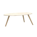 Table Basse de Style Élégant pour Salon Table avec Pieds Solides en Bois MDF revêtu PVC 110 x 60 x 40 cm Effet Chêne et Bois