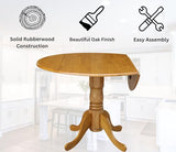 International Concepts T04-42DP Table ronde en chêne 106,7 cm
