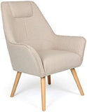 Menzzo QH8857BEIGE Chaise/Fauteuil, Beige