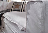 MASSIVMOEBEL24.DE Canapé Profondeur XXL 240x144x95cm (Blanc) - Hampton