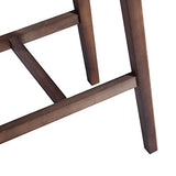 Urban Meuble Lot de 2 Tabourets de Bar Vintage en Bois Massif pour Salle à Manger, Salon, Bar, Bois de Pin, Marron, 40 x 30 x 73 cm