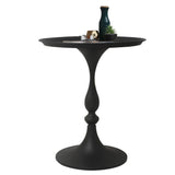 Cre Cra (Lot de 2 Table d'appoint Ronde en métal - Design élégant et Moderne, Tables dappoint pour Salon, Chambre ou Patio