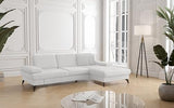 CAVADORE Moritz Angle, d'ingénierie métal Matériau : Bois Microfibre Polyester Polyamide, Julia Blanc, Grand modèle